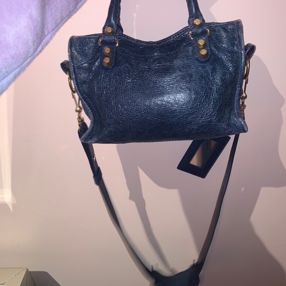 BALENCIAGA BAL MET MINI CITY BLUE - Picture 5 of 12